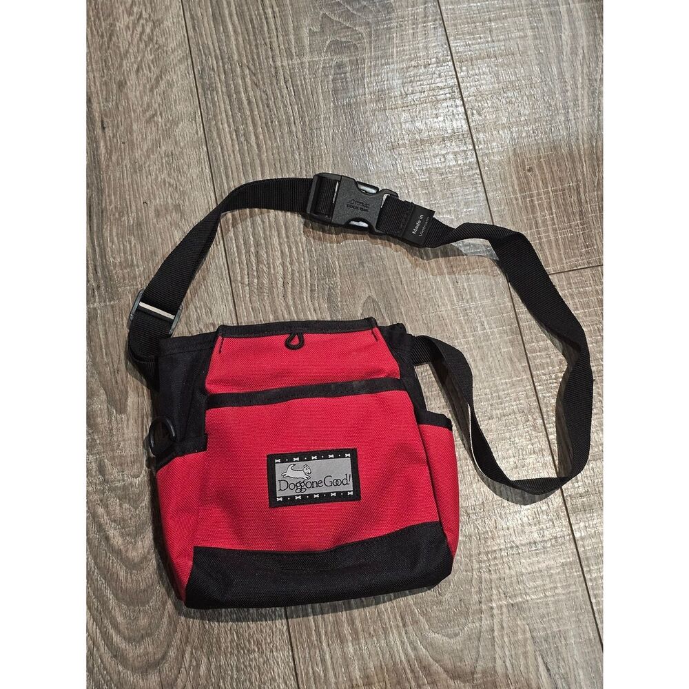 Doggone Good Red & Black Treat Belt Bag for Dogs